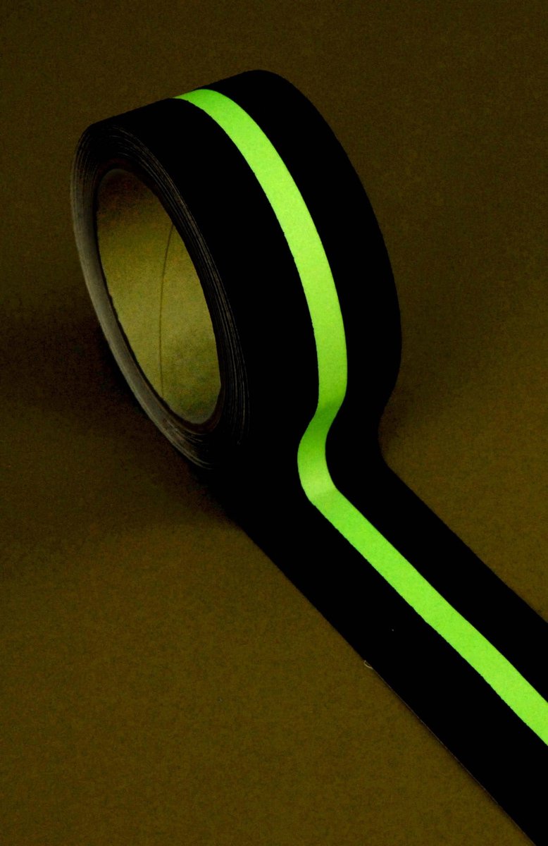 Heskins - Fotoluminescente Antisliptape - 50mm - 3m - R13