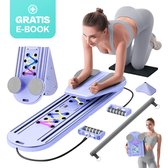 Verbessertes faltbares Pilates Reformer Board Set für den Heimgebrauch mit Zugse