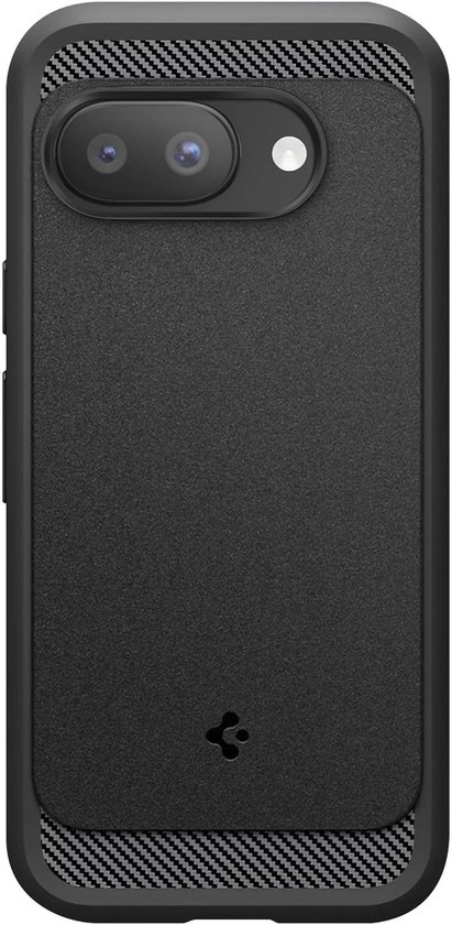 Spigen Rugged Armor Backcover geschikt voor MagSafe voor de Google Pixel 9A - Matte Black