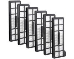 (6 Stuks) HEPA Filter geschikt voor EUFY X10 Pro Omni Robot Veegmachine Filter Robot Stofzuiger Filter Vervangende Onderdelen