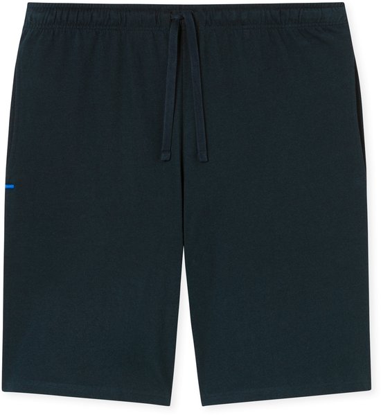Schiesser Bermuda Mix + Relax - Heren Pyjamabroek Kort - donkerblauw