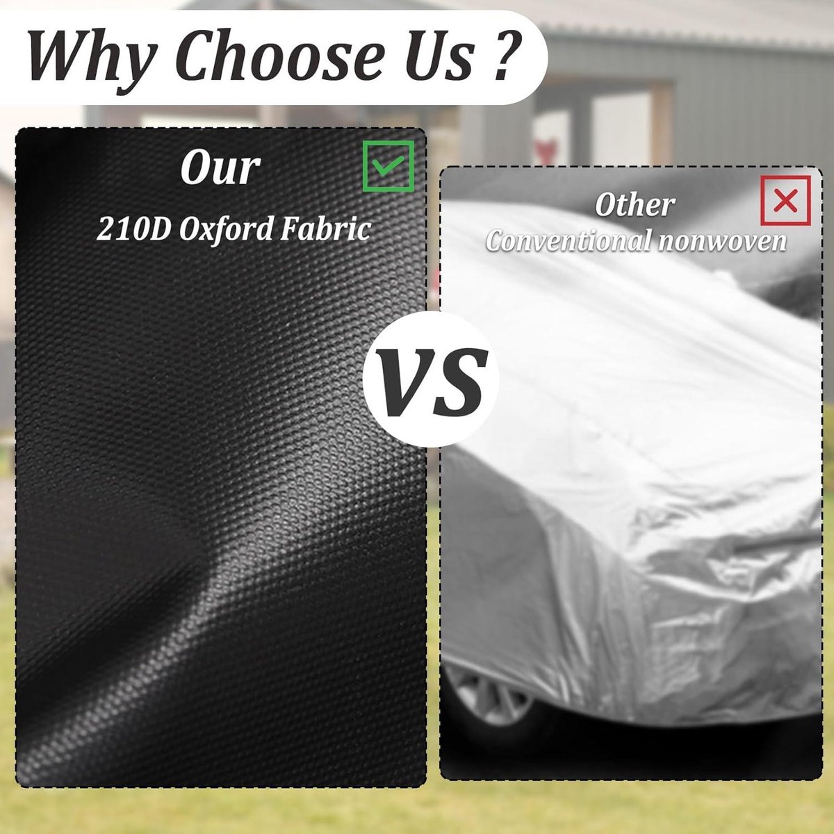 RV Caravan Cover Universal 210D Oxford Fabric Summer UV Protection Breathable Cover for Motorhome with Retractable Straps for Travel (7.5 x 3m)