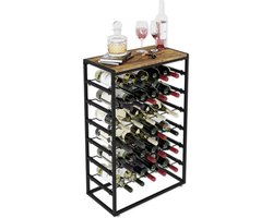 Thuys – Barkast – Drankkast – Barmeubel – 30 x 59 x 80cm – Zwart