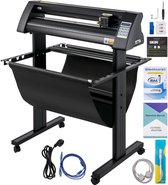 Vinyl Snijplotter van 72 cm – Met LED-display, Halfautomatisch Optisch Oog – Compatibel met SignCut – Voor Mac en Windows – Inclusief Stalen Standaard