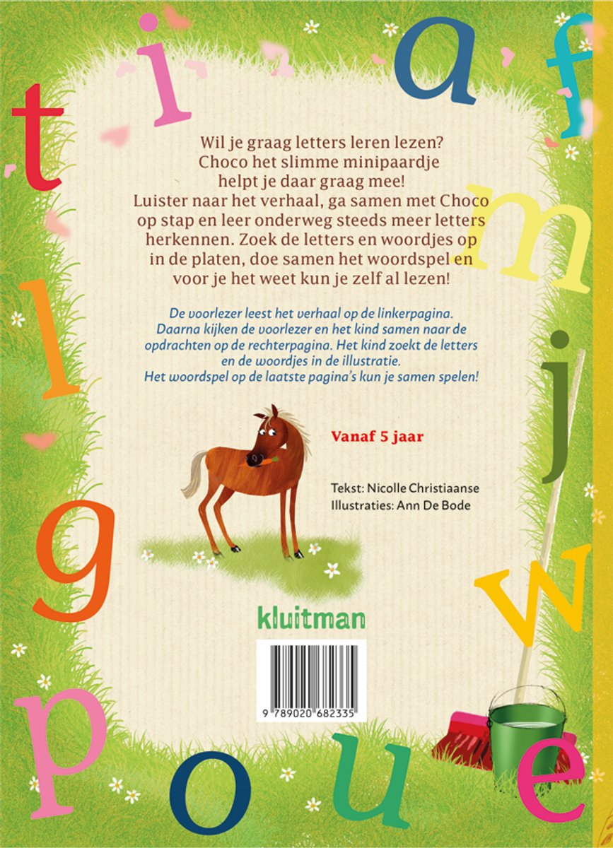 Letters leren met Choco - back cover