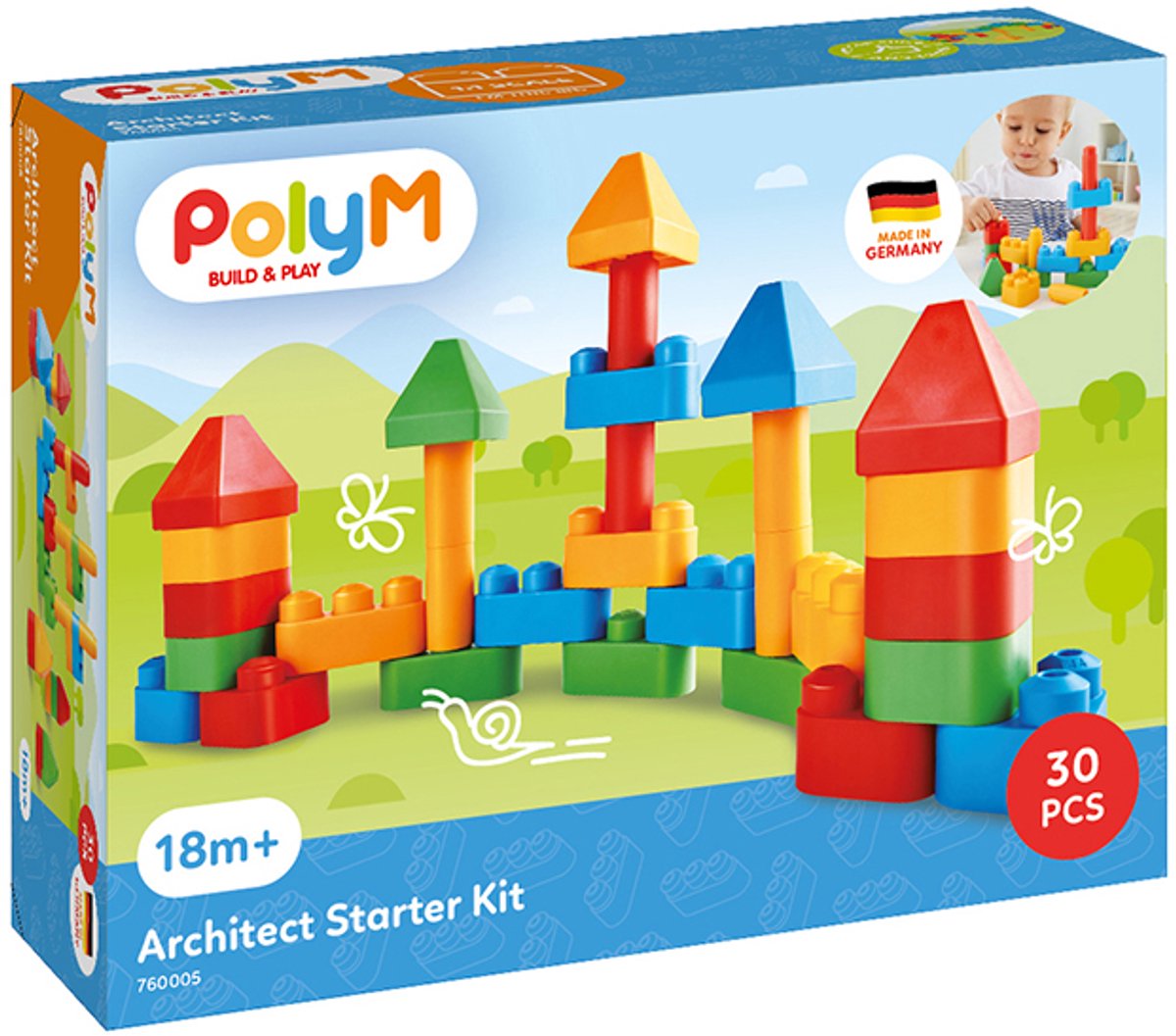 Architect starter set - PolyM - vanaf 18 maanden