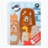10pcs Pandas En Bois Russe Poupées Gigognes Ensemble Matryoshka
