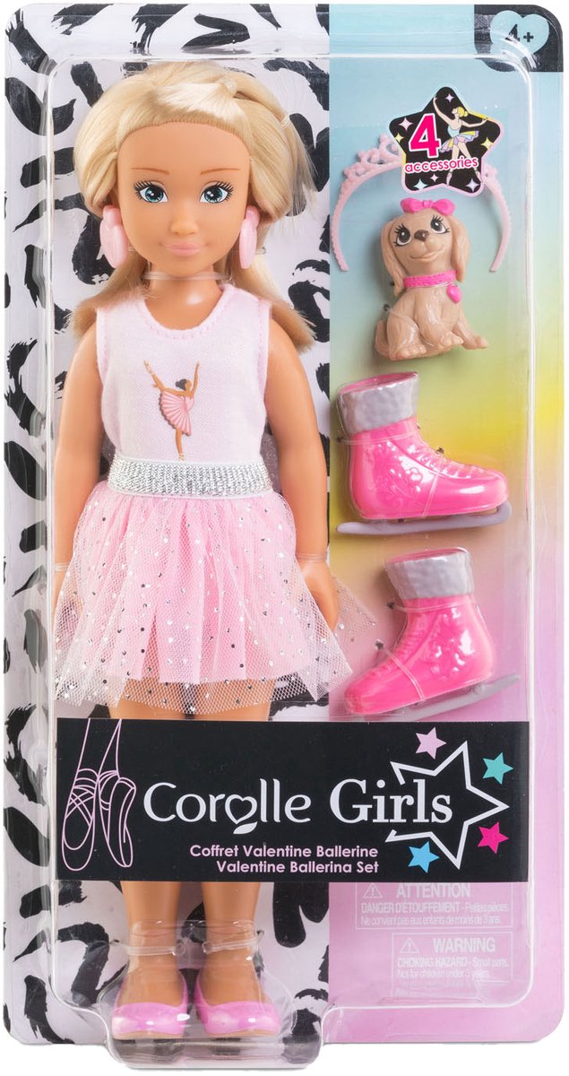 Corolle Girls - Valentine Ballerina Modepop Set — afbeelding 4