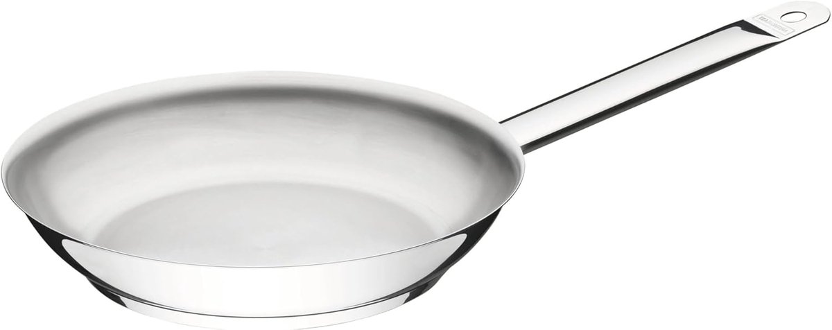 Professionele braadpan - 20 cm - ideaal voor vlees en groenten - roestvrij staal