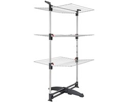 Ciclone Vario Droogrek - Functioneel en Ruimtebesparend - 1 stuk - Zilver - Staal