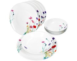 MamboCat 12-delig Marie porseleinen servies voor 6 personen