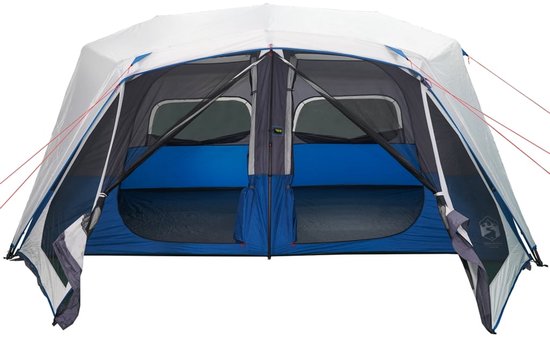 vidaXL - Tent - met - LED - 10-persoons - snelontgrendeling - lichtblauw — afbeelding 4