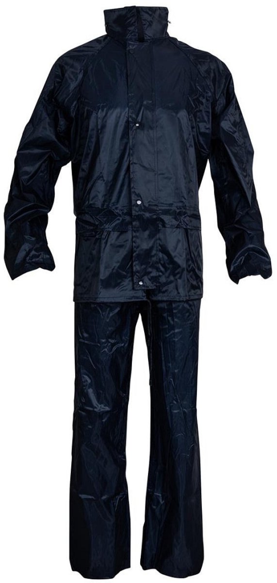 Rain suit in case with zipper 24401 - Navy - XXXL