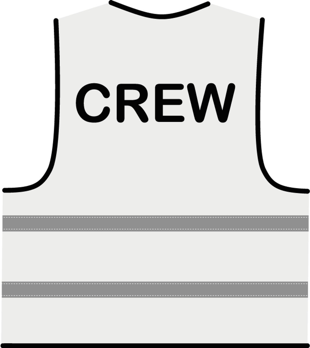 Crew hesje wit