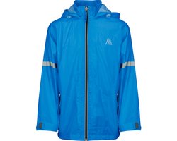 Ralka Regenjas - Kinderen - Blauw - Waterdicht - Maat 164
