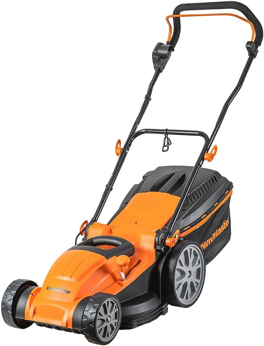 Elektrische grasmaaier 1800 W met 40 cm maaibreedte en 6 hoogtes verstelbaar
