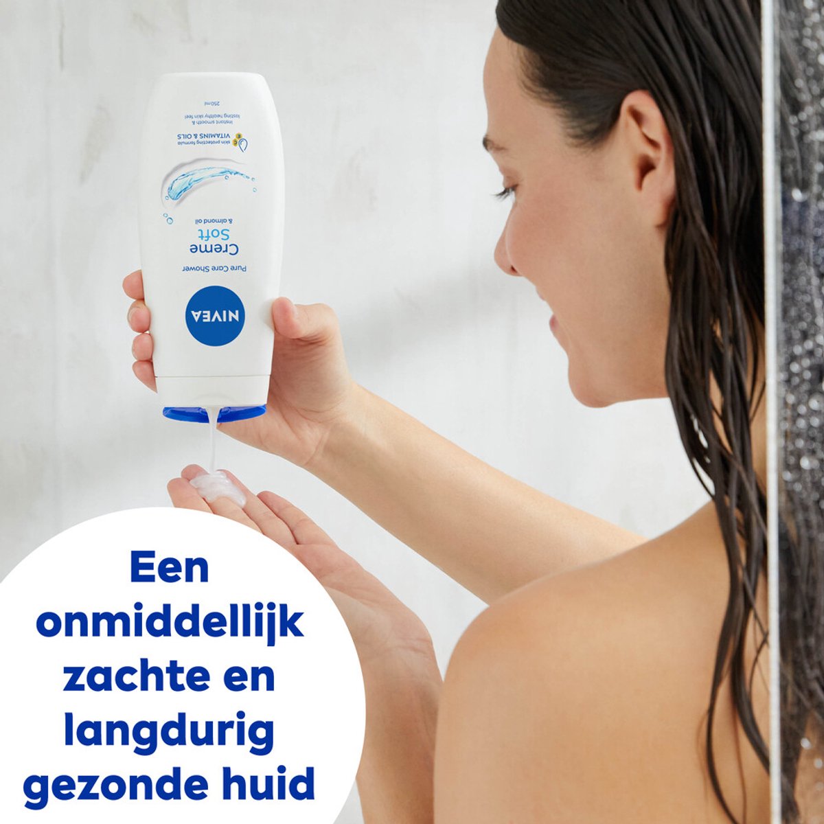 NIVEA Douchecrème Soft - 3 x 250 ml - Voordeelverpakking