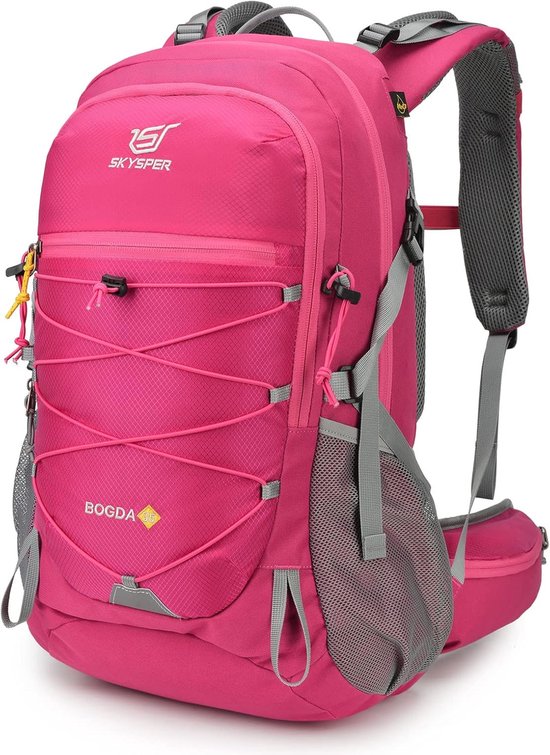 Dagrugzak Bergen Trekking SKYSPER 30 Liter Wandelrugzak Met Rugventilatie En Mesh-rug Voor Dagtochten Om Te Wandelen, In De Bergen, Alpen30-zwart Dagtocht Rugzak Lichtgewicht