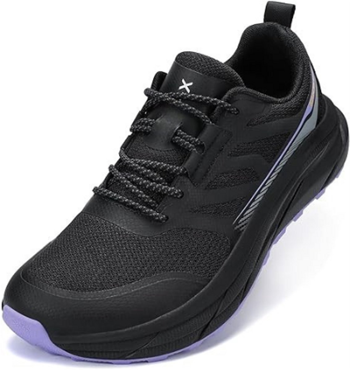 Trail Running Herenschoenen Brede Kop Loopschoenen Op Straat Trekking Lichte Sneakers Wandelschoenen Sportschoenen Outdoor Zwart