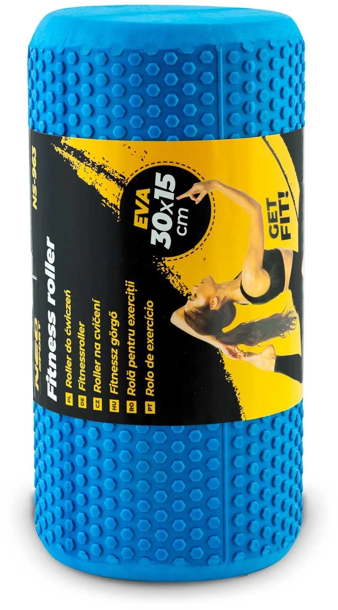EVA foam roller voor oefeningen NS-963 blauw thumbnail 2