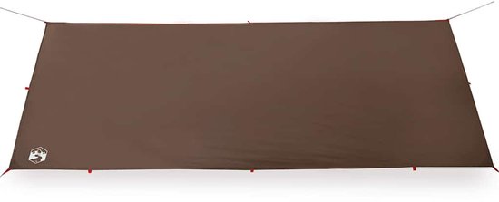 vidaXL - Kampeerluifel - waterdicht - 506x306 - cm - bruin van Vidaxl — afbeelding 4