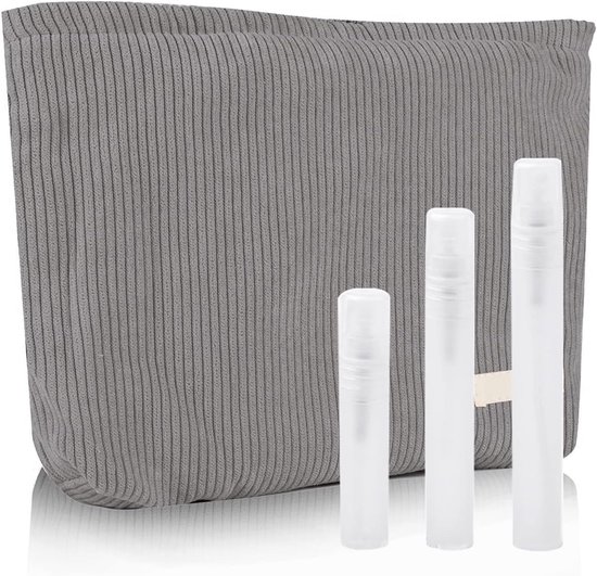 3-delige set make-uptas, toilettas voor dames, draagbare tas, cosmeticatas, roze, voor dagelijks gebruik en reizen 3-delige set make-uptas, toilettas voor dames, draagbare tas, cosmeticatas, roze, voor dagelijks gebruik en reizen