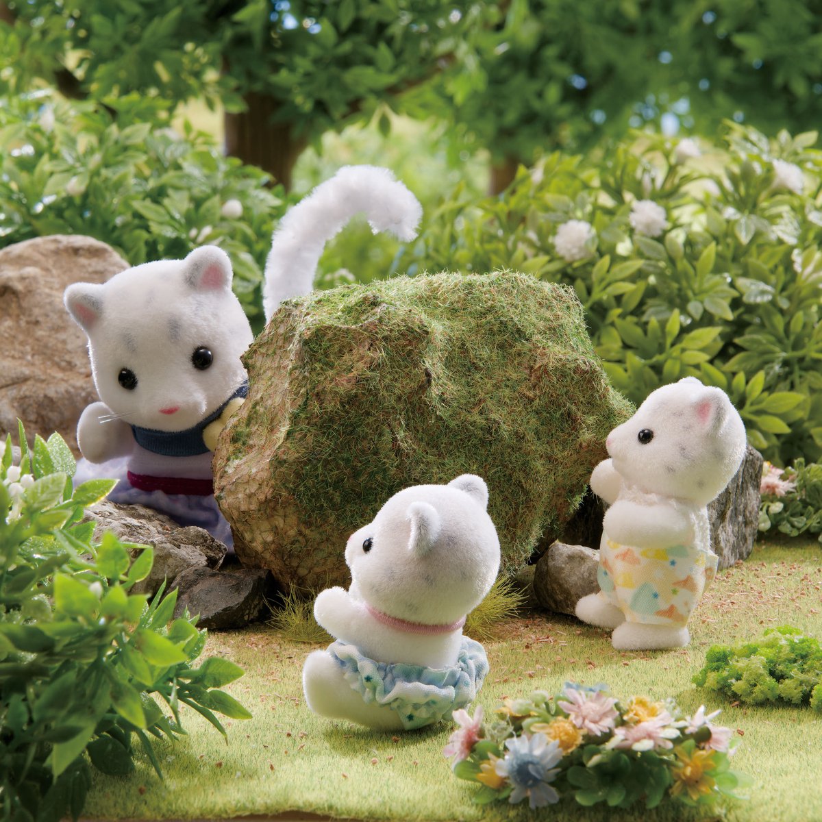 Sylvanian Families Sneeuwluipaard Familie - 4 fluweelzachte figuren - 5814 — cadeau in Spellen & Speelgoed - foto 7
