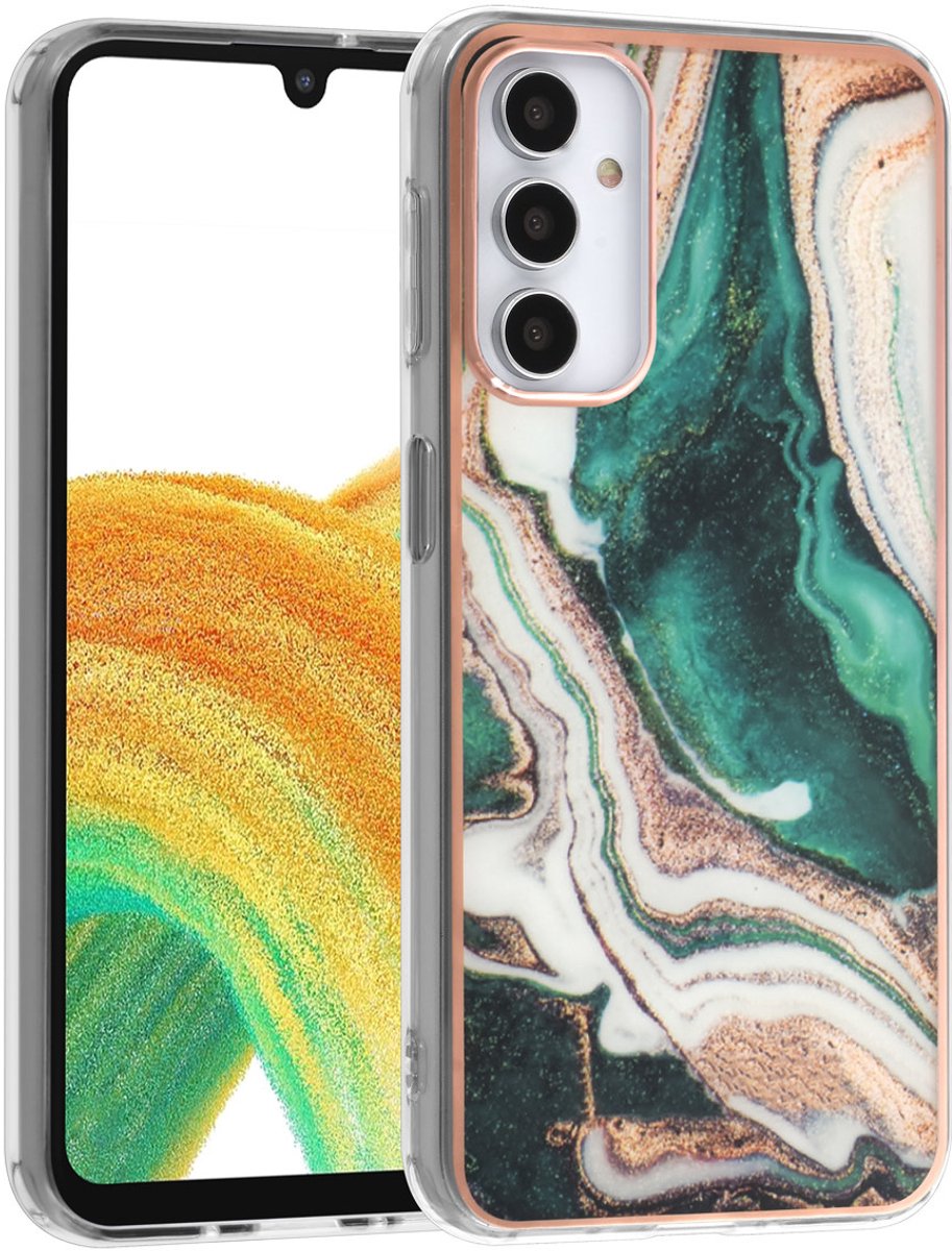 UNIQ Accessory Galaxy A24 TPU Backcover - Marble Green