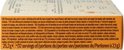 Zijkant van de waterdrop Ice Tea Peach doos met ingrediënten, bereidingswijze en barcode.