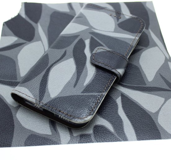 Made-NL hoesje geschikt voor Fairphone 4 Grijs tinten multi color robuuste kalfs leer