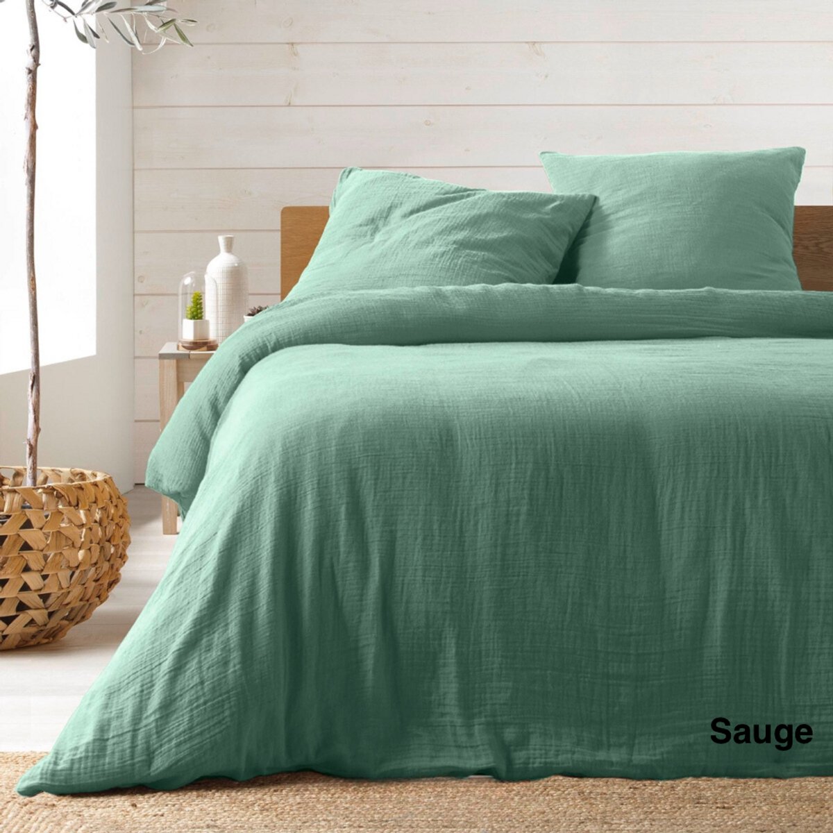 Katoenen gaas bedset 240 x 220 cm_