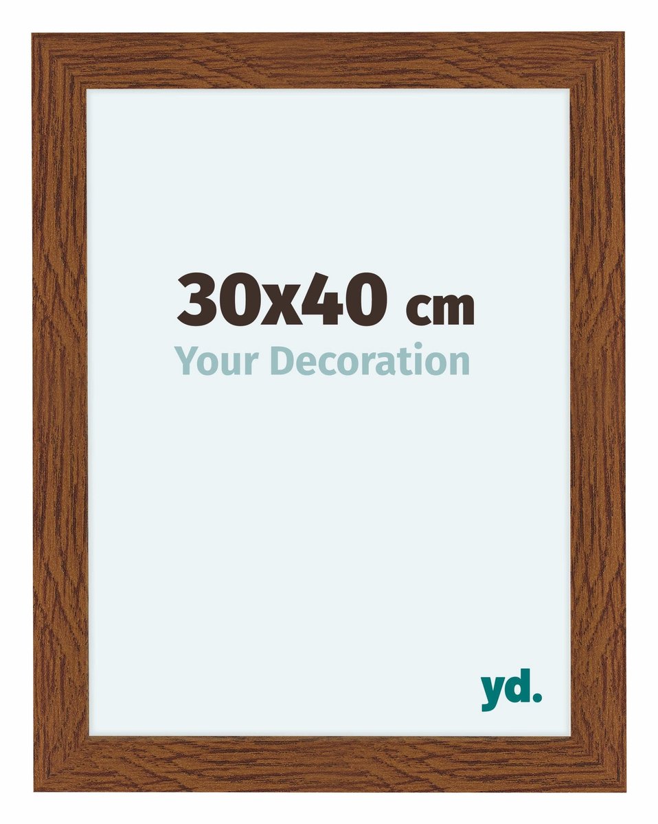 yd. Your Decoration - Fotolijst 30x40 cm - MDF - Eiken Rustiek - Como
