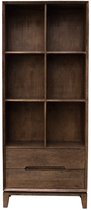 Bibliothèque Cortez | Bois de manguier brun