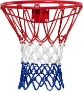 LYEAA Pack van 2 zware basketbalnetten, standaard maat 12 lussen waterdichte all-weather basketbal hoepel doel rand mesh vervanging tri-kleur basketbalnet mesh buitensport accessoires LYEAA Pack van 2 zware basketbalnetten, standaard maat 12 lussen waterdichte all-weather basketbal hoepel doel rand mesh vervanging tri-kleur basketbalnet mesh buitensport accessoires