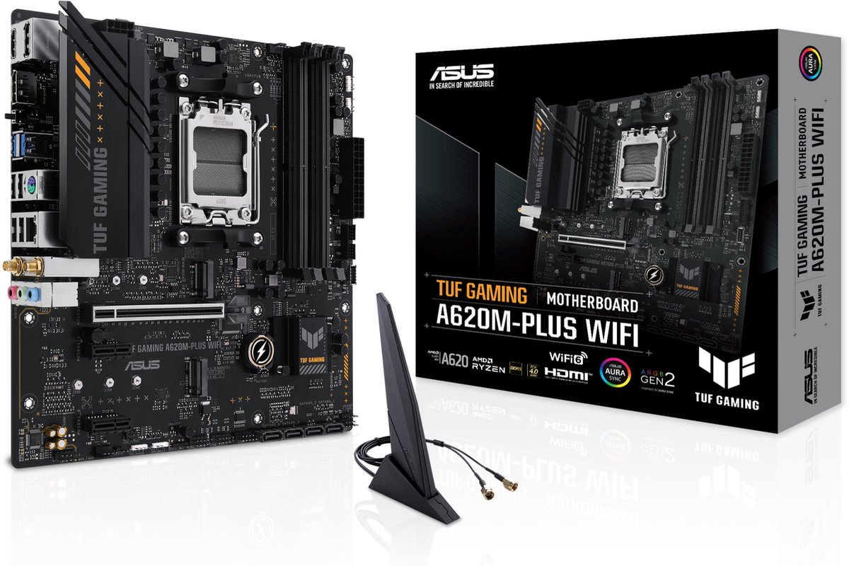 MB ASUS TUF GAMING A620M-PLUS WIFI (AMDAM5DDR5mATX)