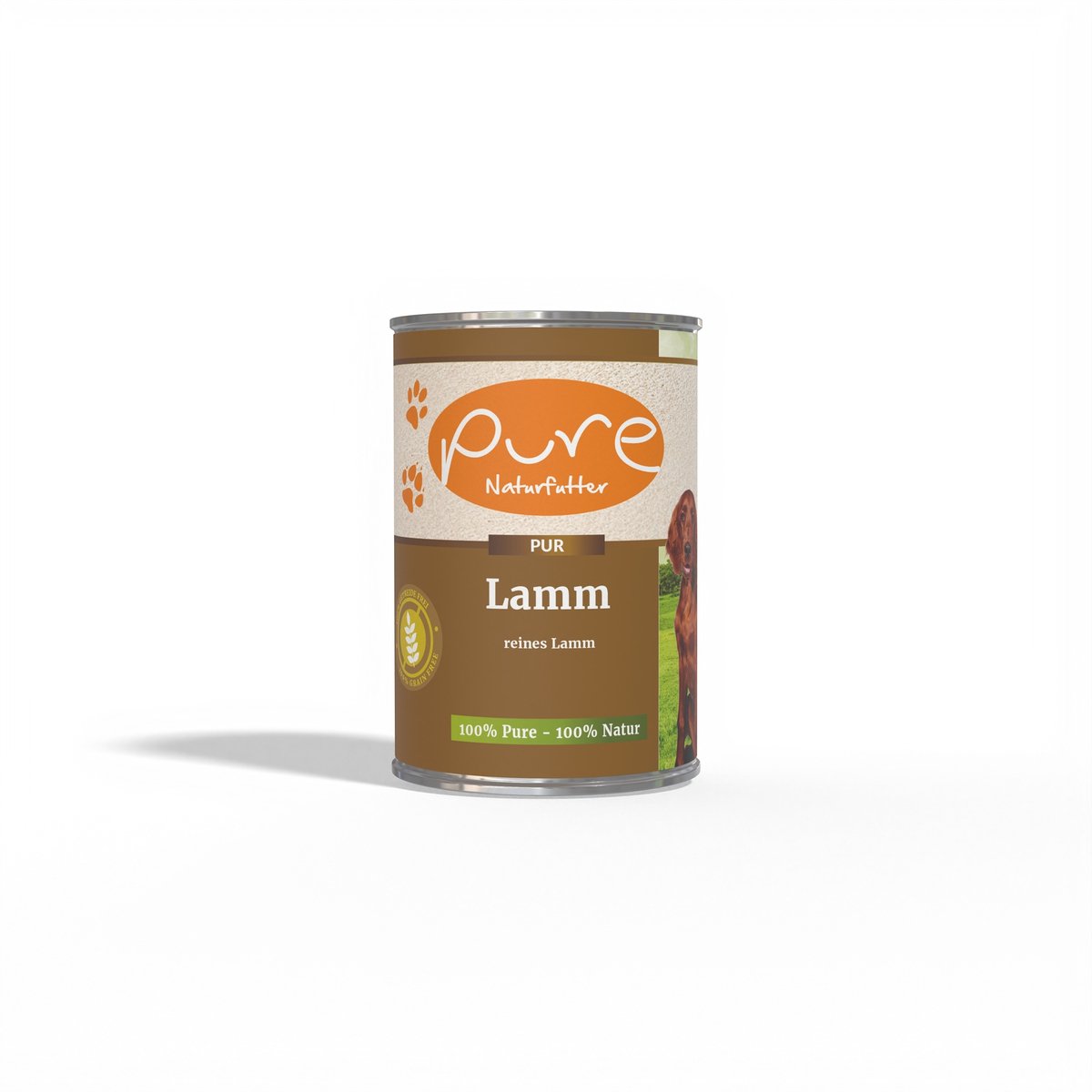 Pure – Natvoer – LAM – 6x 400 gram – Hypoallergeen – Pure – Glutenvrij – Natvoer voor de gevoelige hond