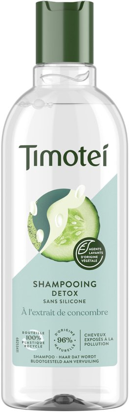 Timotei Shampooing Detox à l'extrait de concombre - 300 ml