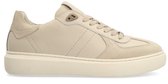 Manfield - Homme - Baskets en cuir gris - Taille 40
