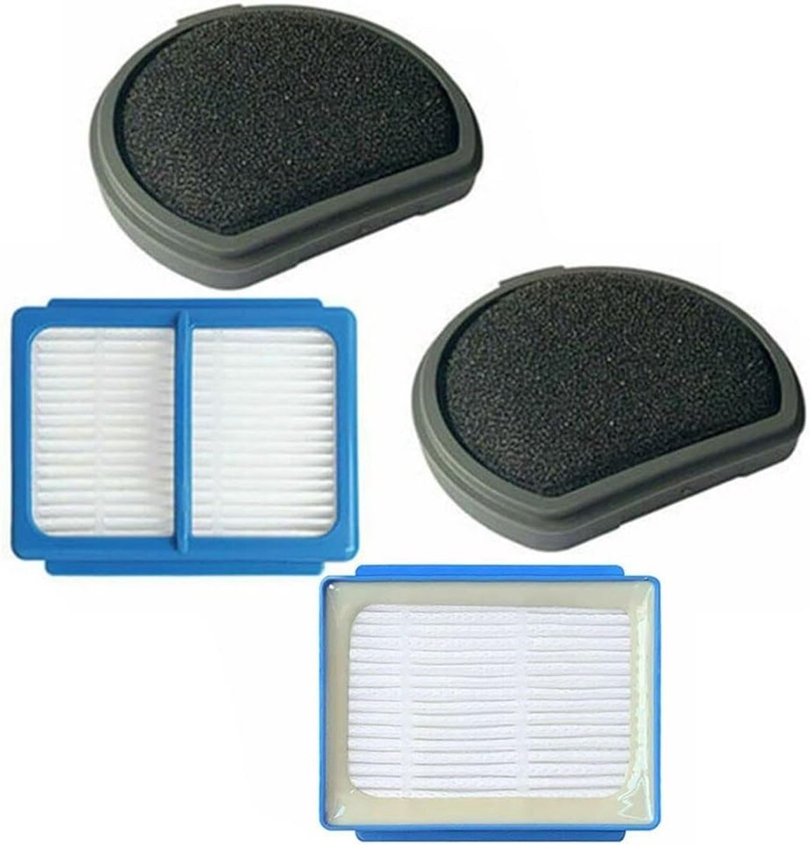 Filters geschikt voor de AEG QX9 - 4 stuks - Stofzuigerfilterset ( 2* HEPA-filter + 2* voormotorfilter)