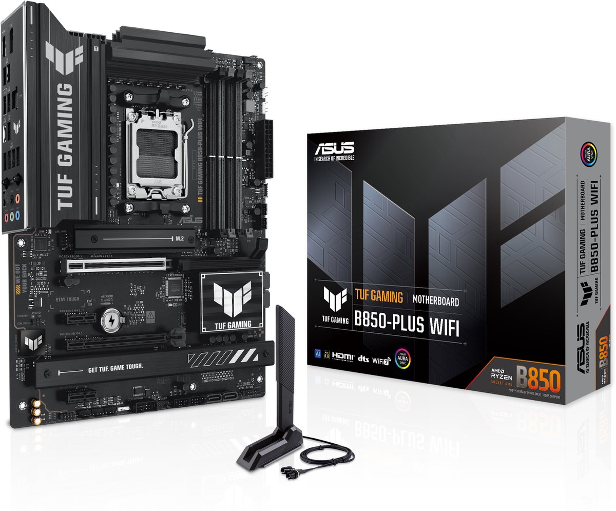 ASUS TUF GAMING B850-PLUS WIFI - Moederbord - ATX - AMD B850 - Socket AM5