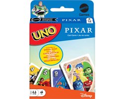 Mattel UNO Pixar, Kaartspel, Spel met als doel het uitspelen van alle kaarten (zoals "pesten"), 7 ja