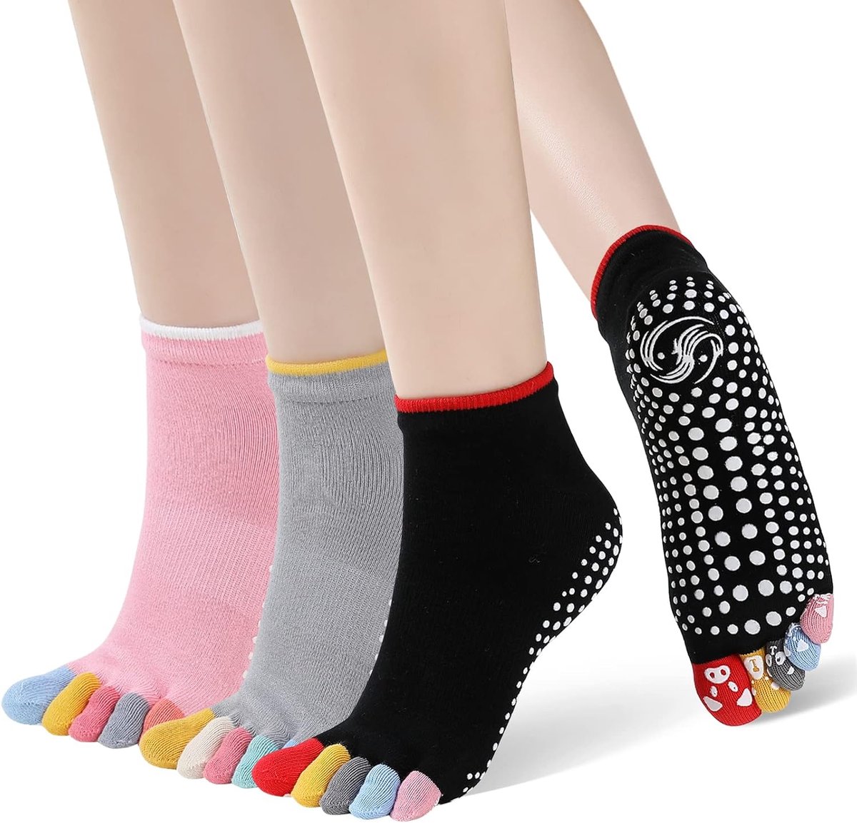 Lexium Pilates Sokken - Anti Slip Sokken - Pilates Sokken Antislip - Pilatessokken - Yoga Sokken