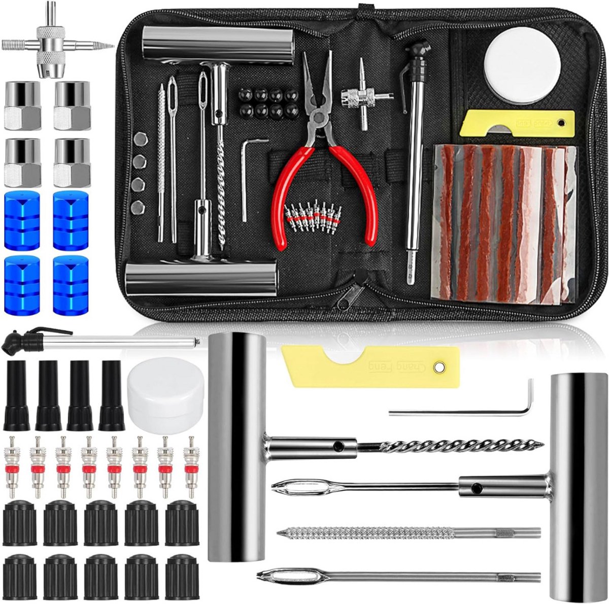 CRLYN® Proppenset - Autobanden Reparatie Set - Autobanden Pomp