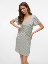 Robe Courte VERO MODA Vmdelta - Rayures, Coupe Décontractée, Style Casual - Robe Quotidienne Femme