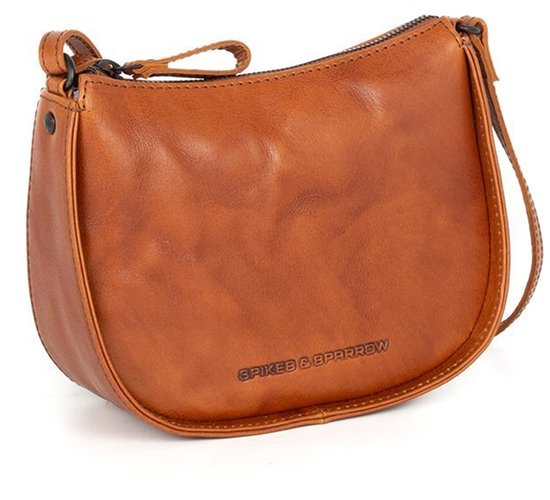 Leren Crossbodytas - Emilie - Brandy Cognac