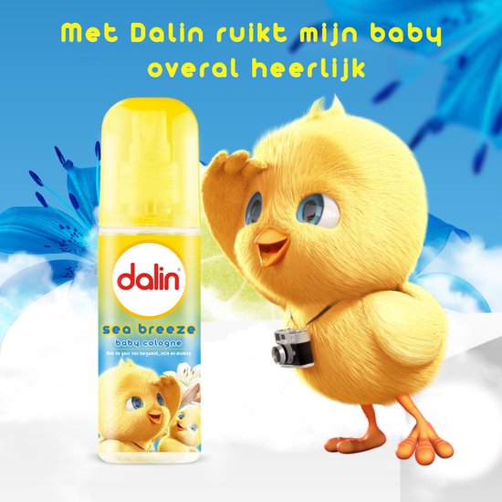 Dalin Baby Cologne 150ml Frisse en Zachte Geur voor de Gevoelige Babyhuid - Zachte zeebries van Merkloos — afbeelding 3