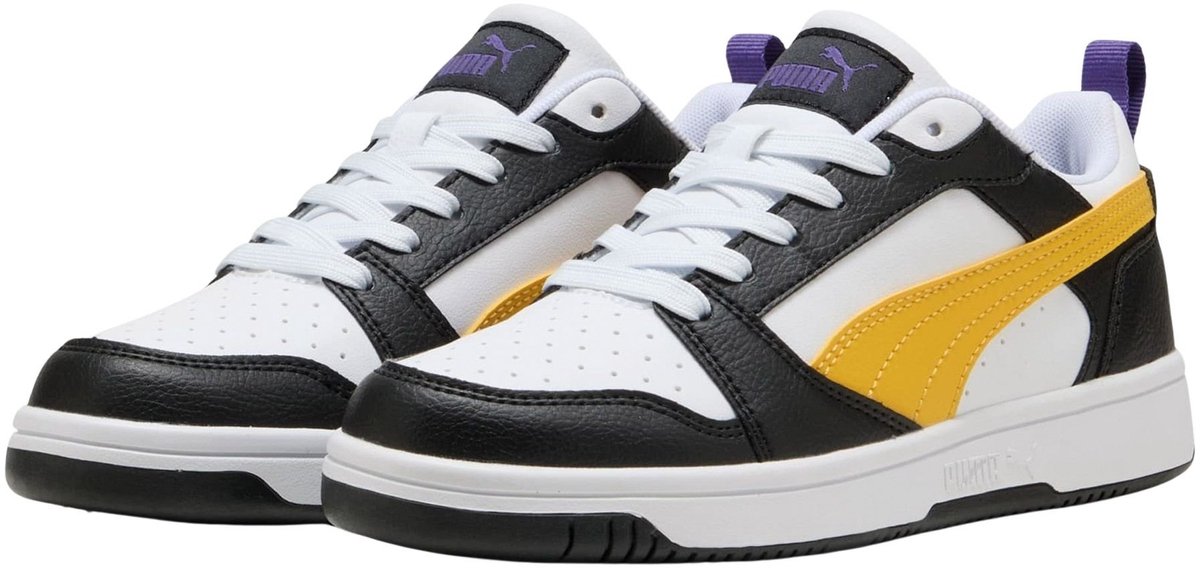 Puma Rebound V6 Lo Sneakers Junior Zwart