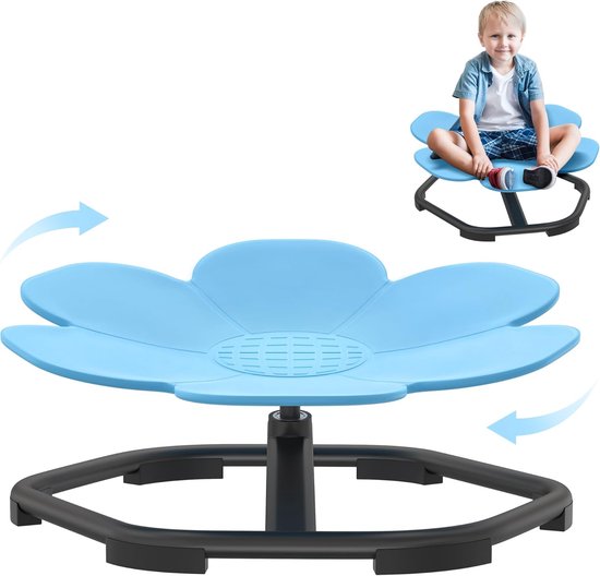 NAIZY draaistoel voor kinderen voor sensorische autisme training balansbord sensorisch speelgoed coördinatie & evenwicht, voor 3-9 jaar en ouder