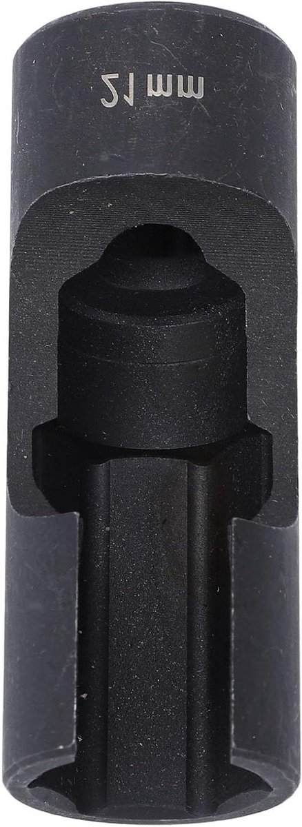 Brandstofleiding Socket 1/2 "Drive Chrome Vanadium Staal Efficiënte Verwijdering voor Bevestigingsmiddelen op Injectorleidingen Gebogen Pijpen EGT Sensoren (21mm)