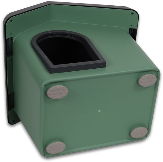 Imac hondenhok zeus 50 2nd life grijs - groen